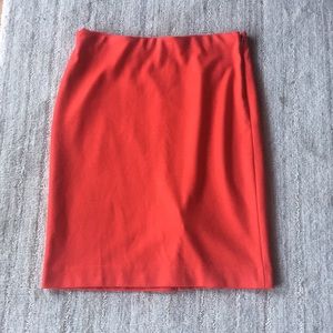 Burnt orange The Limited pencil skirt